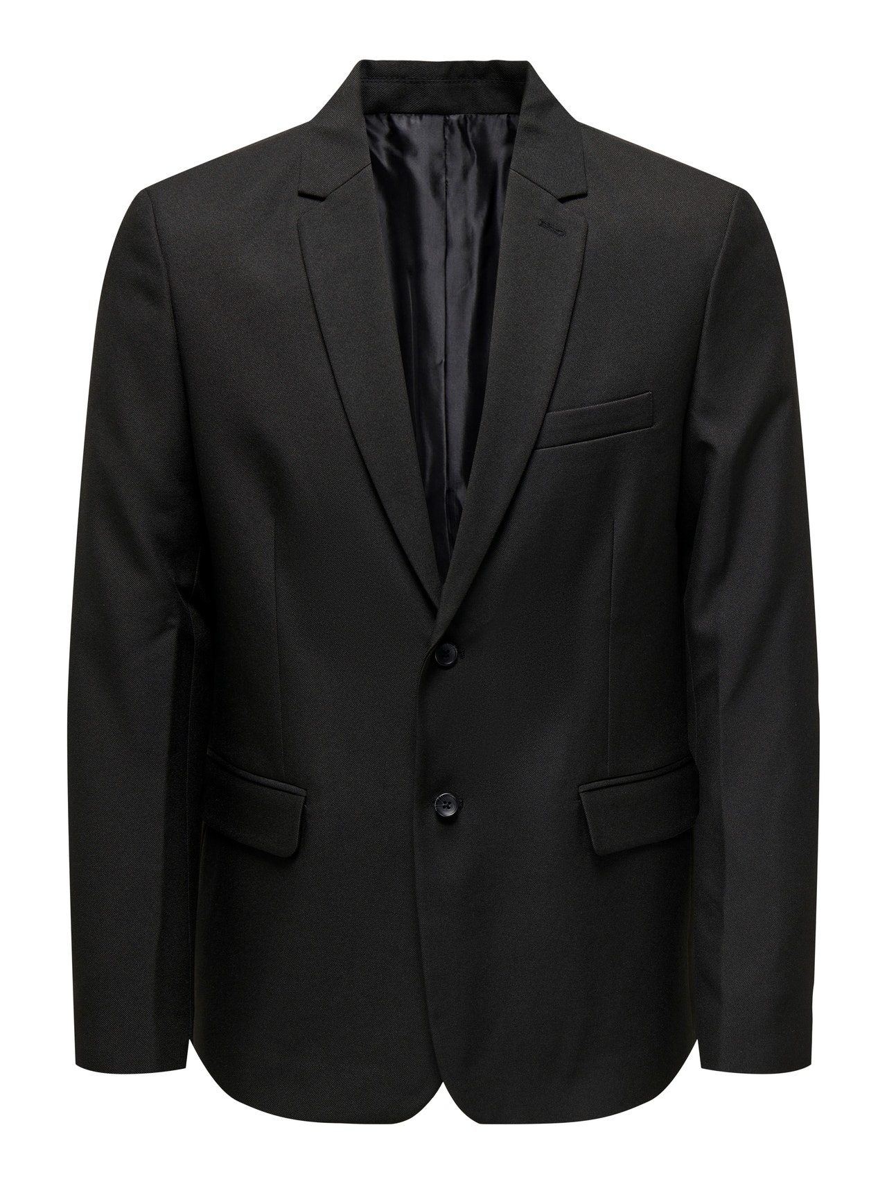 ONLY & SONS Slim Fit Reverse Blazer -Black - 22026197