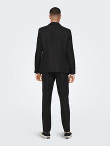 ONLY & SONS Slim Fit Reverse Blazer -Black - 22026197