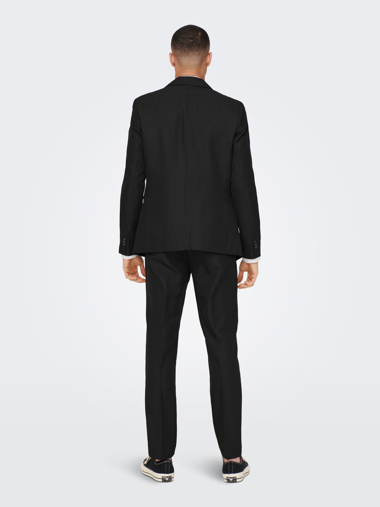 ONLY & SONS Slim Fit Reverse Blazer -Black - 22026197