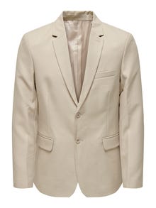 ONLY & SONS Slim fit Blazer -Beige - 22026197