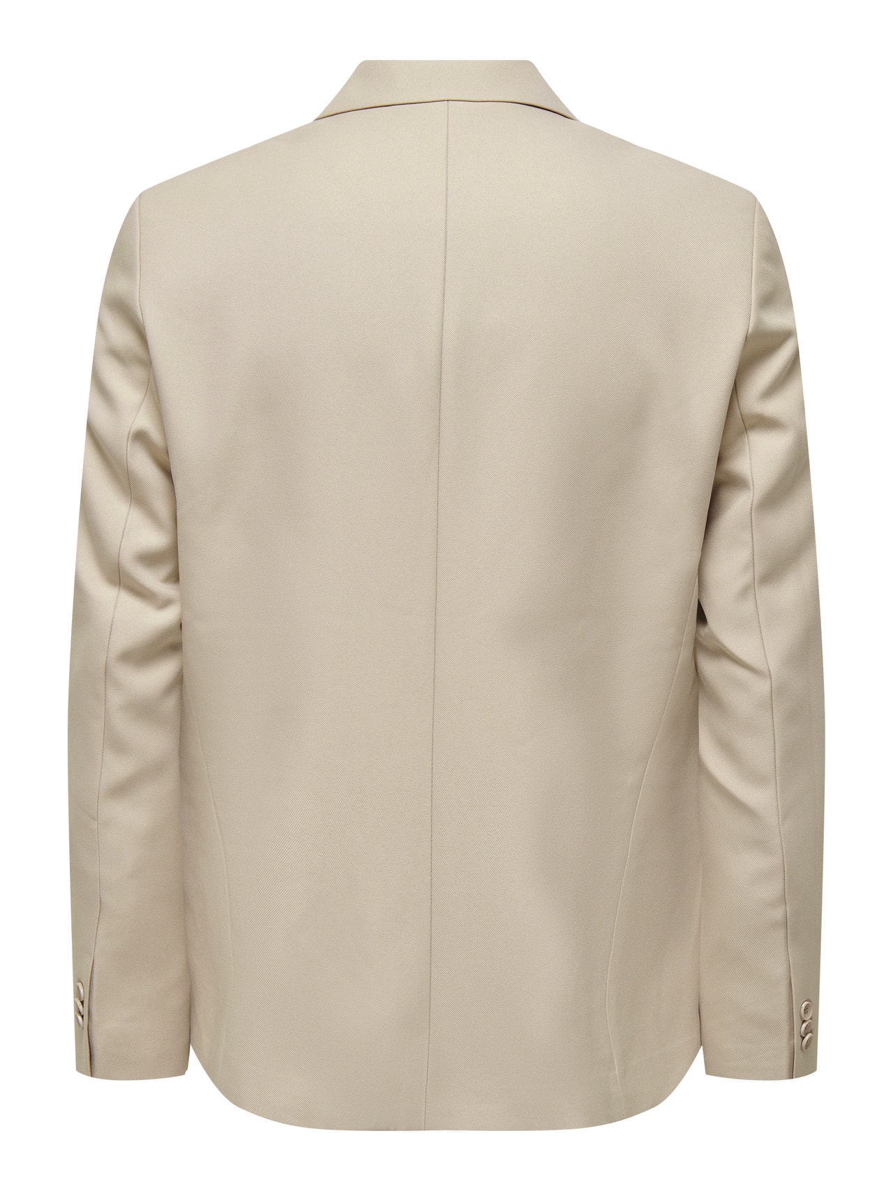 ONLY & SONS Blazers Corte slim Cuello invertido -Beige - 22026197