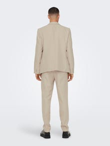 ONLY & SONS Blazers Slim Fit Col à revers -Beige - 22026197