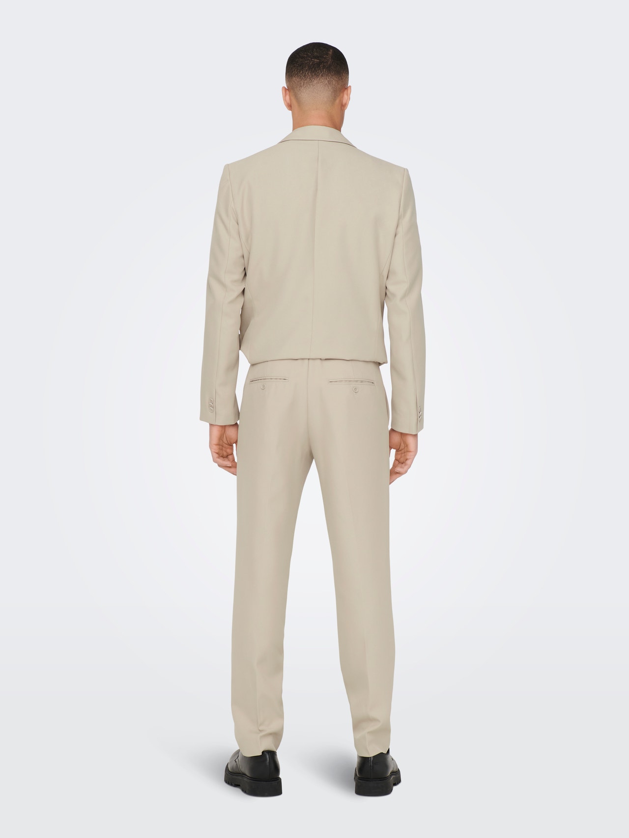 ONLY & SONS Pantalons de tailleur Slim Fit -Beige - 22026243