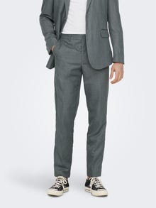 ONLY & SONS Klassiske bukser -Medium Grey Melange - 22026243