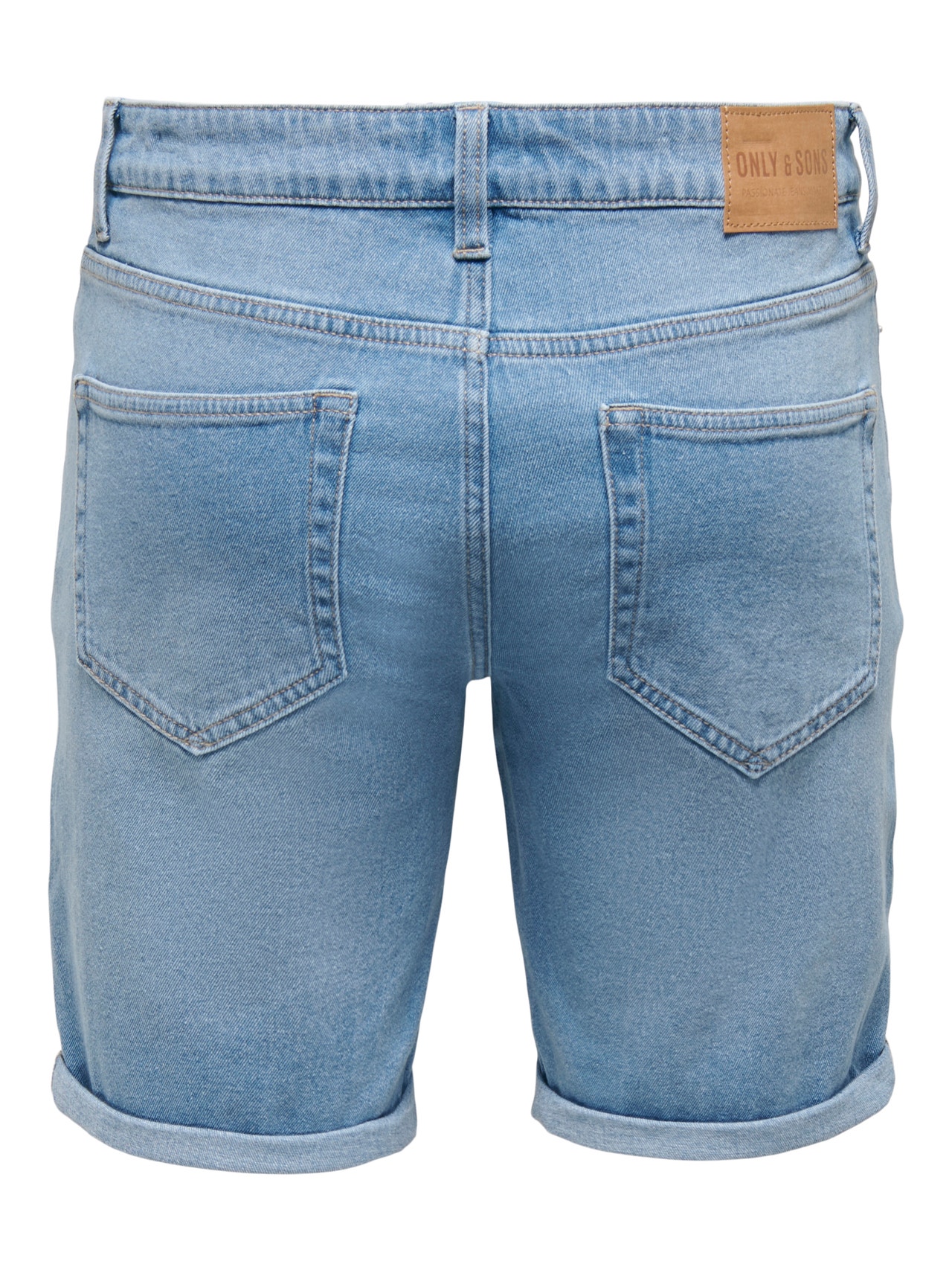 ONLY & SONS onsply light blue 6249 denim shorts -Light Blue Denim - 22026249