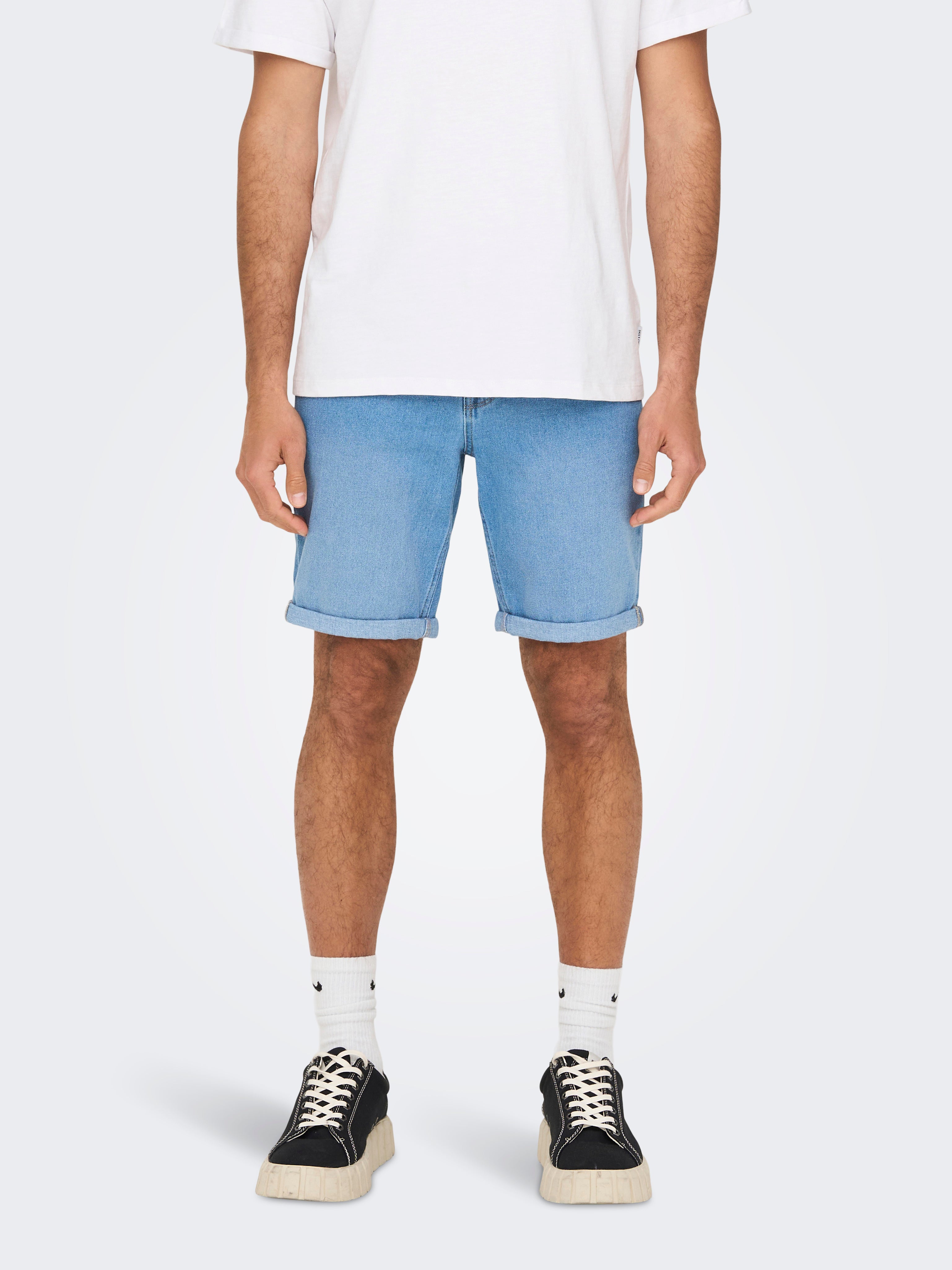 Thumbnail - Onsply Mittlere Taille Normal Geschnitten Shorts