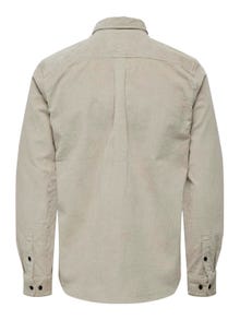 ONLY & SONS Chemises Regular Fit Col boutonné -Silver Lining - 22026296