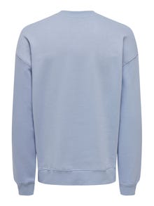 ONLY & SONS Normal passform Hoodie Sweatshirt -Eventide - 22026376