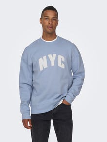 ONLY & SONS Normal geschnitten Kapuze Sweatshirt -Eventide - 22026376