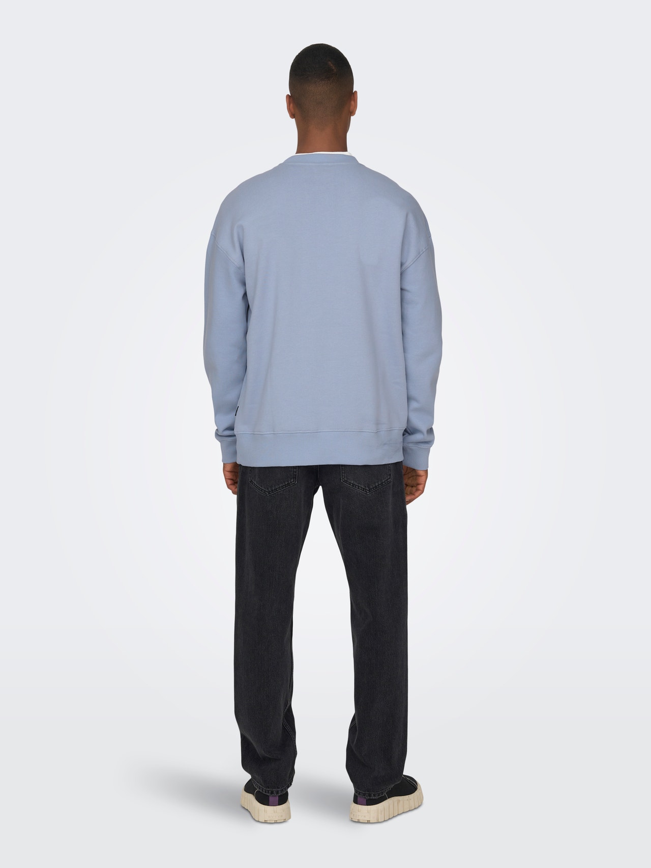 ONLY & SONS Normal geschnitten Kapuze Sweatshirt -Eventide - 22026376