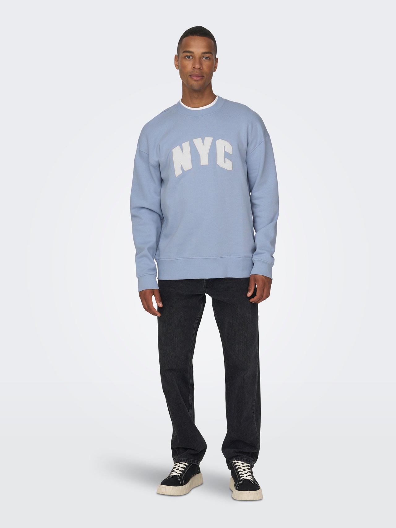 ONLY & SONS Normal geschnitten Kapuze Sweatshirt -Eventide - 22026376