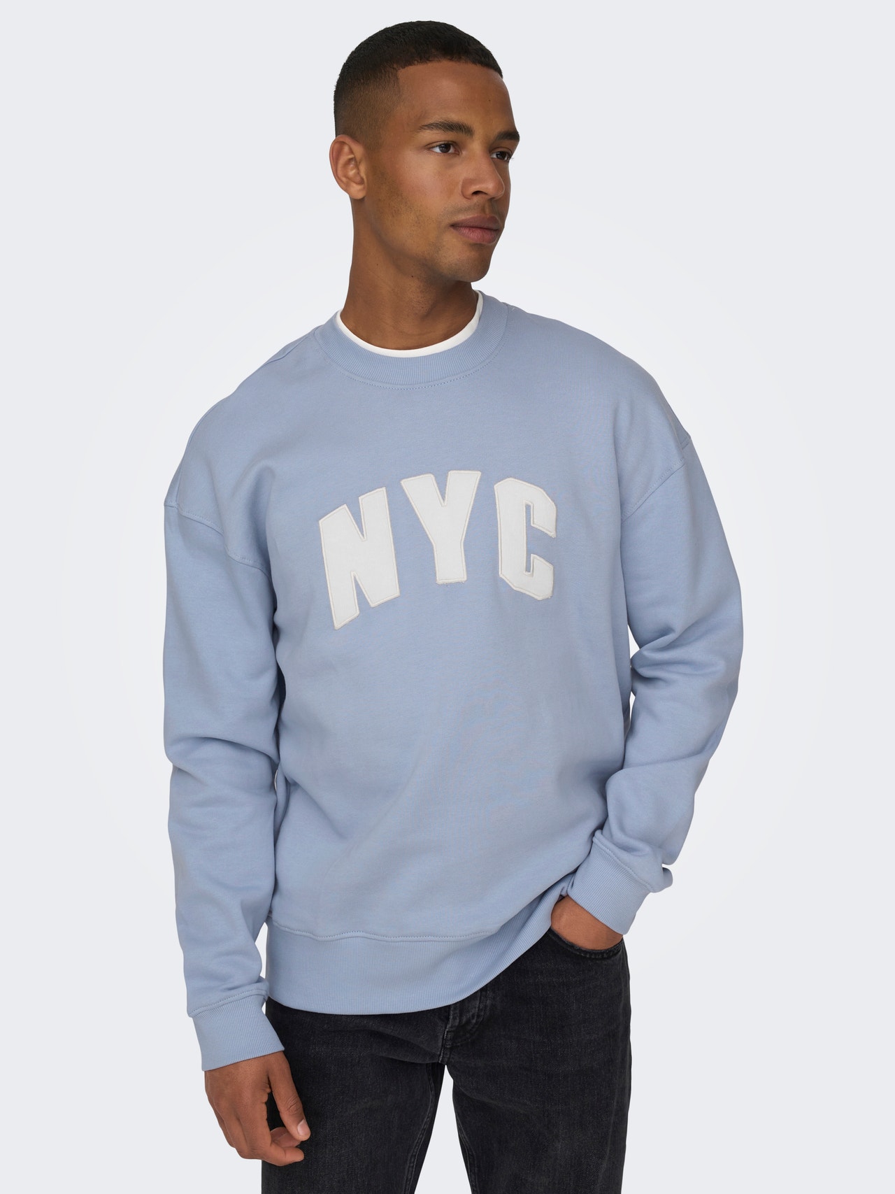 ONLY & SONS Normal geschnitten Kapuze Sweatshirt -Eventide - 22026376