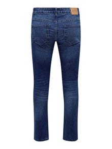 ONLY & SONS Jeans Slim Fit Taille moyenne -Dark Blue Denim - 22026456
