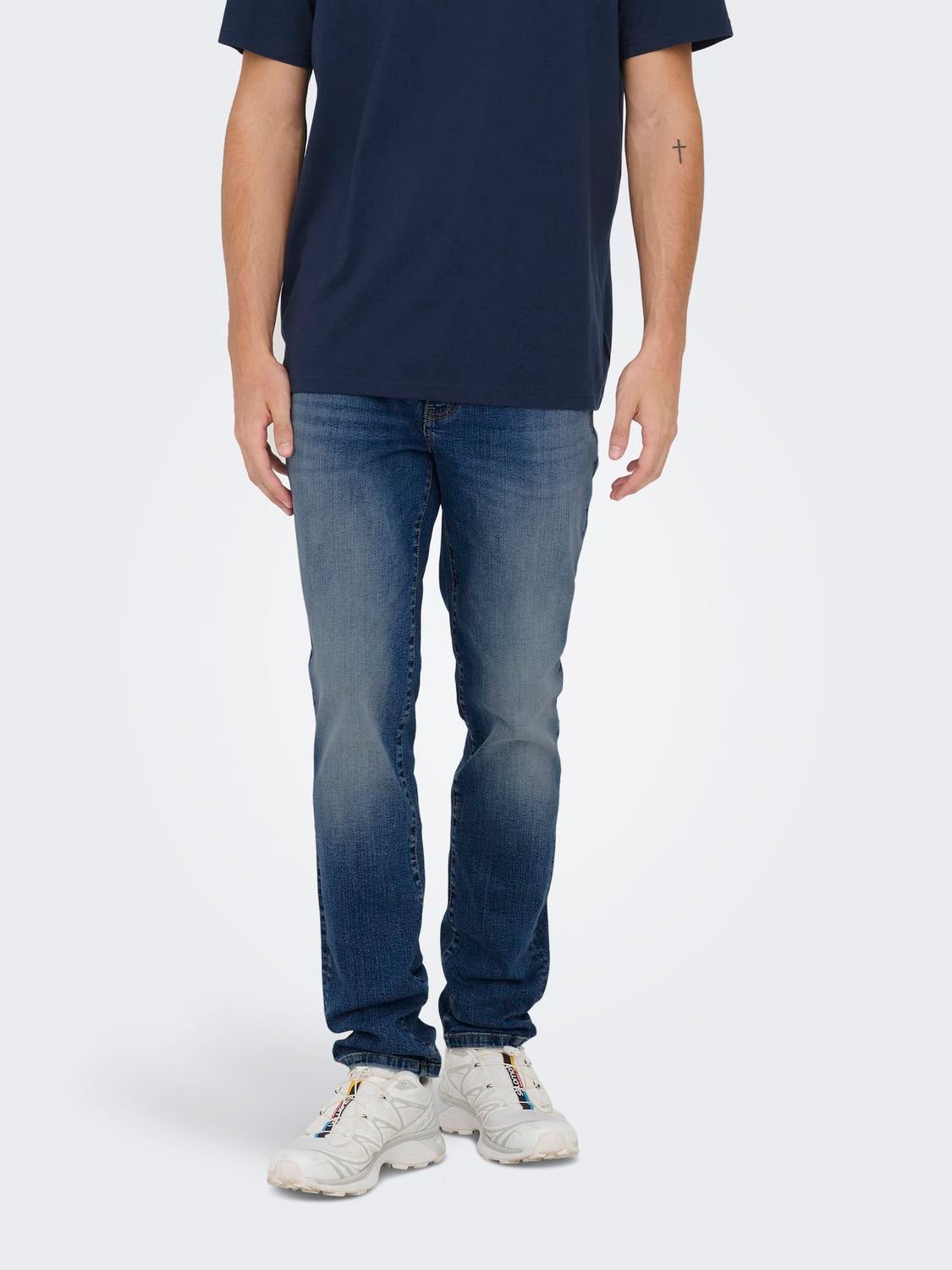 Onsloom Mid Rise Slim Fit Jeans