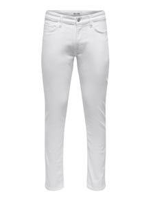 ONLY & SONS ONSLoom Slim White Denim Jeans -White Denim - 22026529