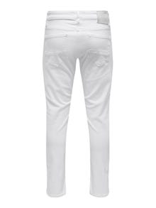 ONLY & SONS ONSLoom Slim White Denim Jeans -White Denim - 22026529