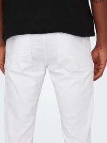 ONLY & SONS ONSLoom Slim White Denim Jeans -White Denim - 22026529
