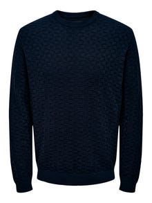 ONLY & SONS ONSKALLE Genser -Dark Navy - 22026559