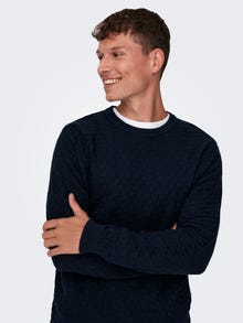 ONLY & SONS ONSKALLE Genser -Dark Navy - 22026559