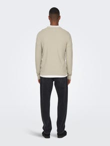 ONLY & SONS ONSKALLE Pullover -Silver Lining - 22026559