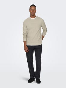 ONLY & SONS ONSKALLE Pullover -Silver Lining - 22026559