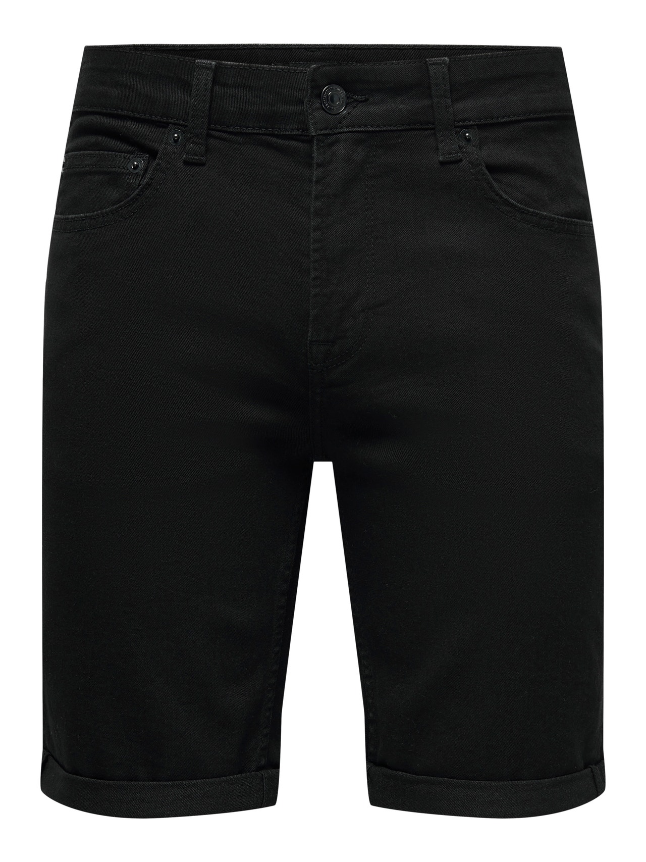 ONLY & SONS Regular Fit Regular rise Shorts -Black - 22026618