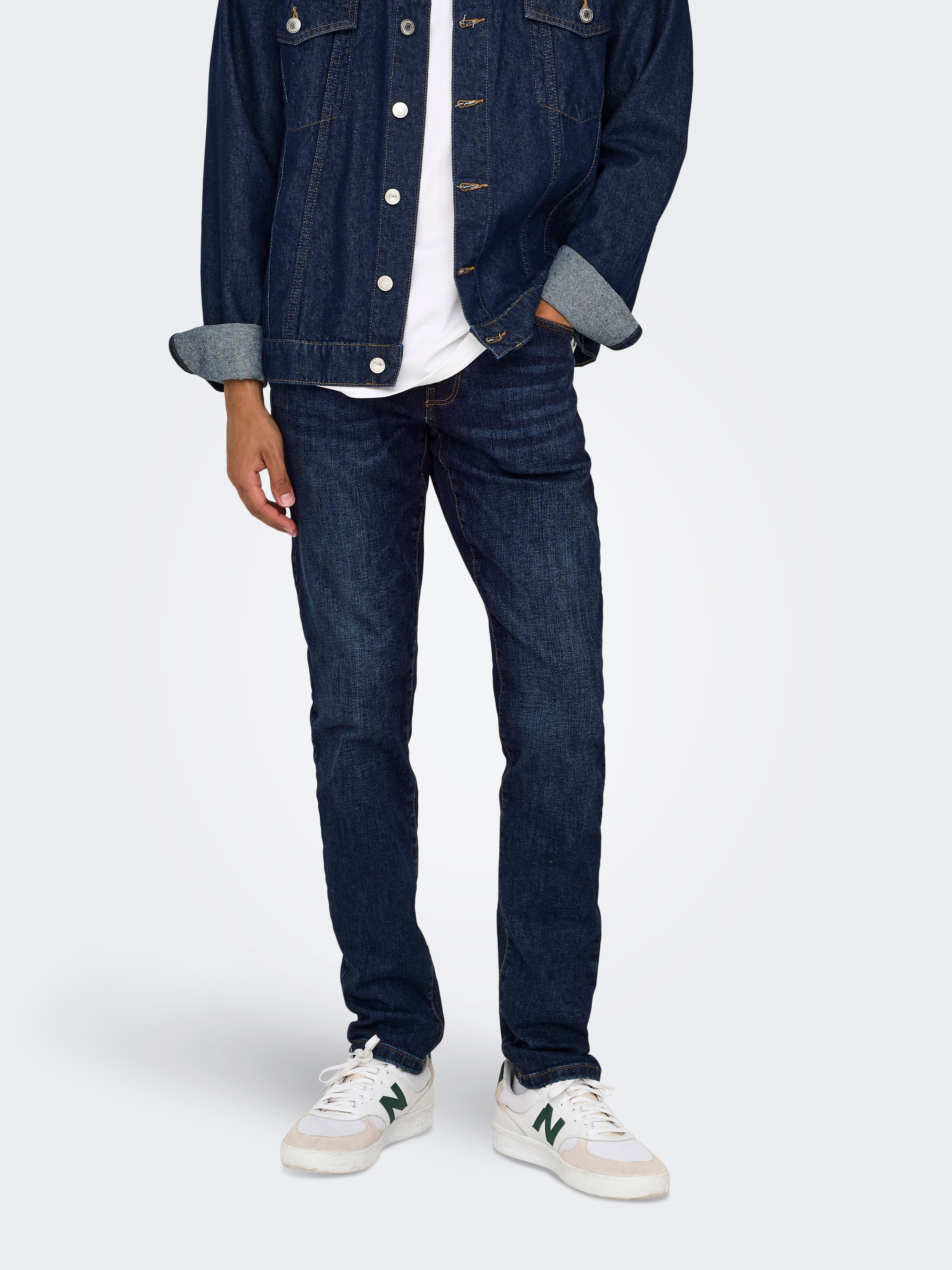 Thumbnail - Onsloom Mittlere Taille Slim Fit Jeans