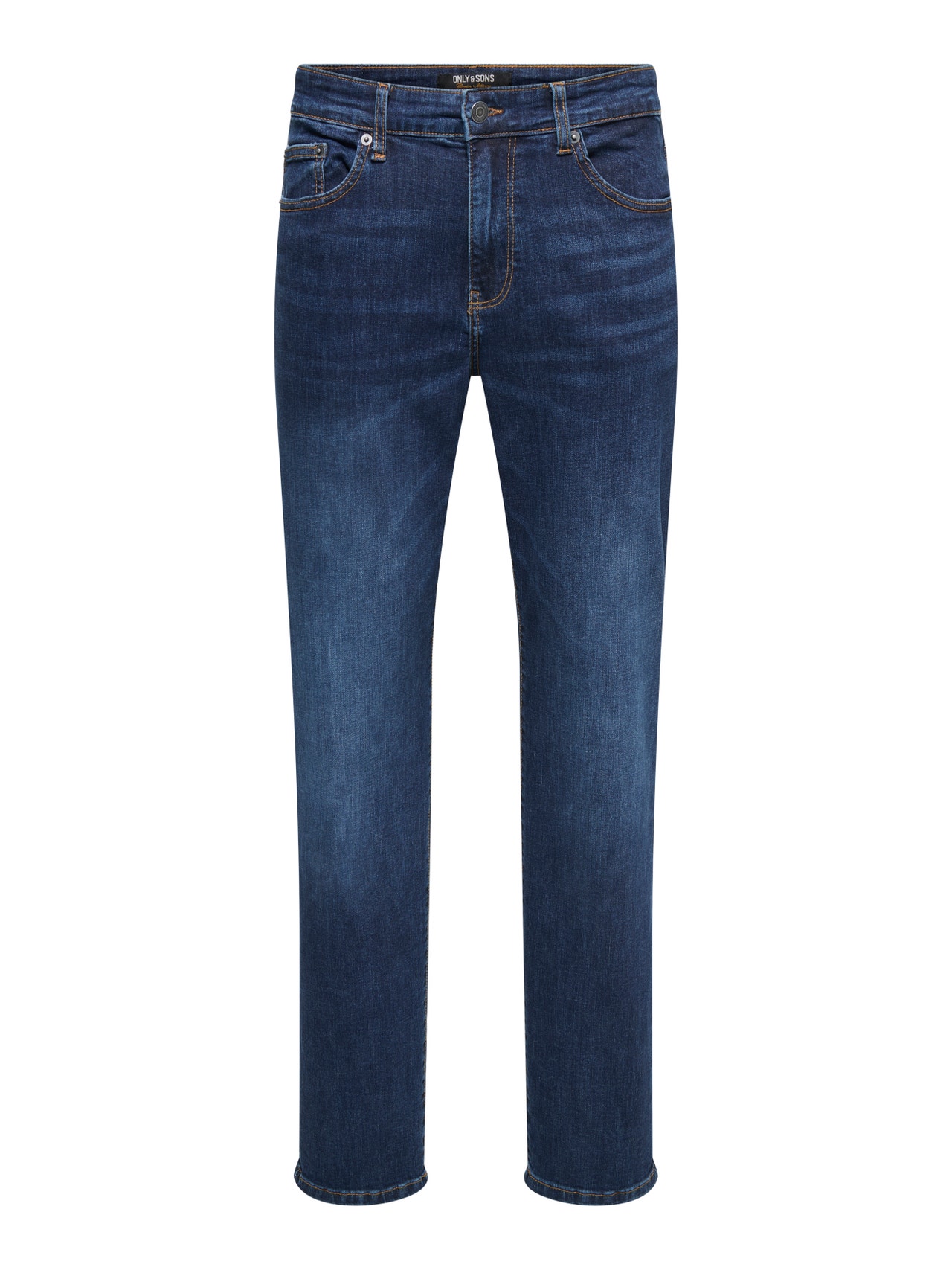 ONLY & SONS Tavapärane lõige Keskmine vöökoht Teksad -Dark Blue Denim - 22026752