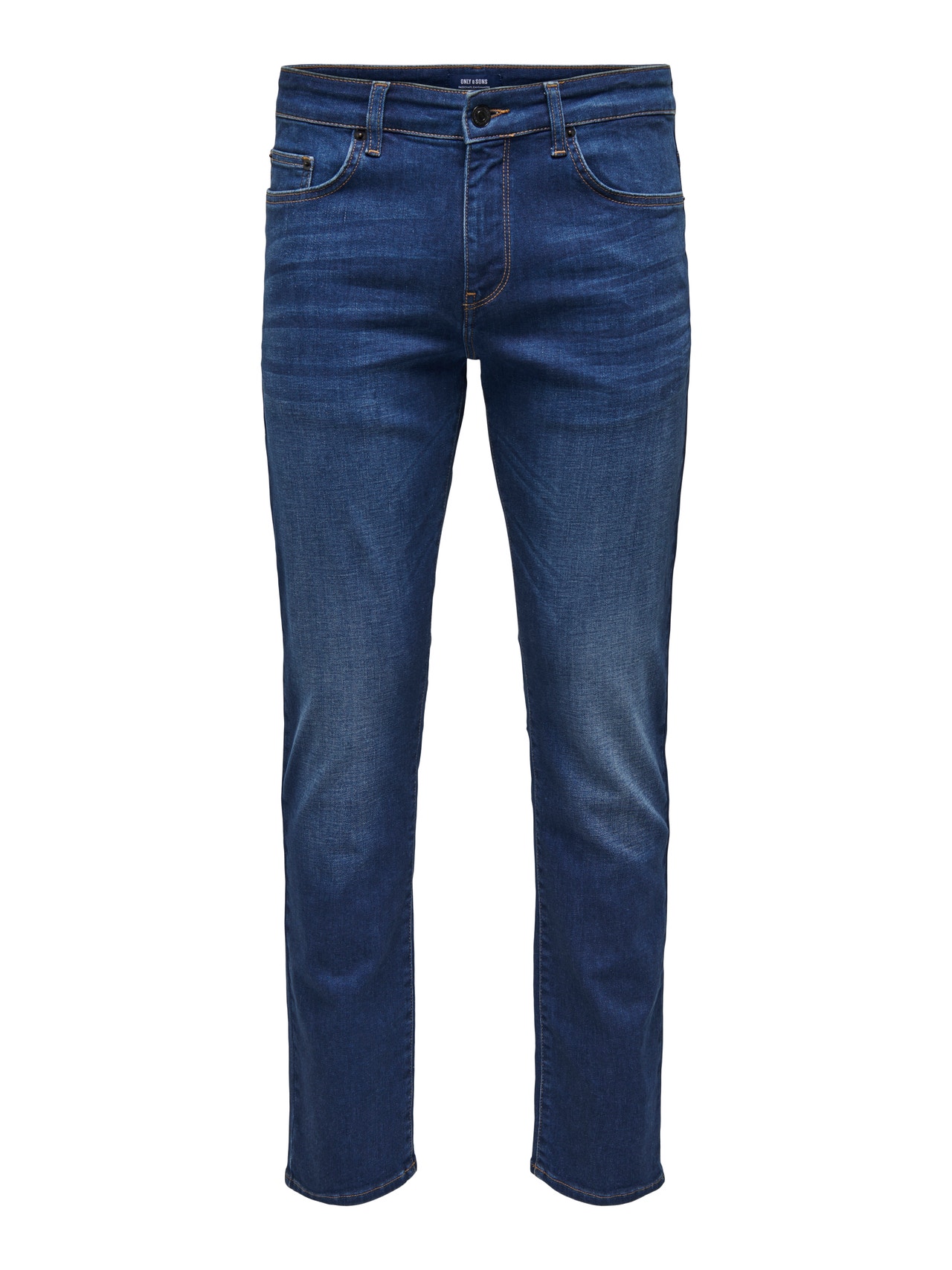 ONLY & SONS ONSWeft Regular Denim Jeans -Dark Blue Denim - 22026776