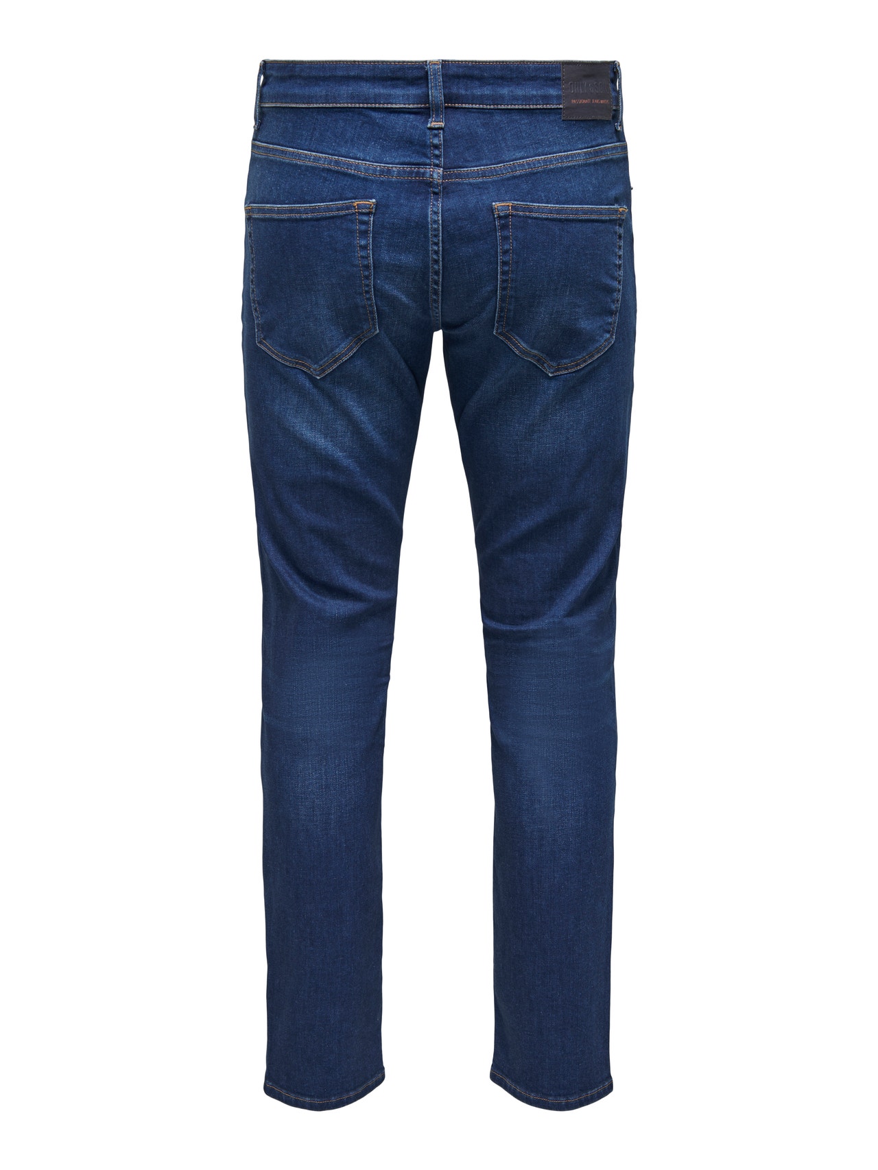 ONLY & SONS ONSWeft Regular Denim Jeans -Dark Blue Denim - 22026776