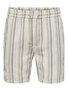 ONLY & SONS ONSTREV Mid waist Regular Fit Shorts -Seagrass - 22026950