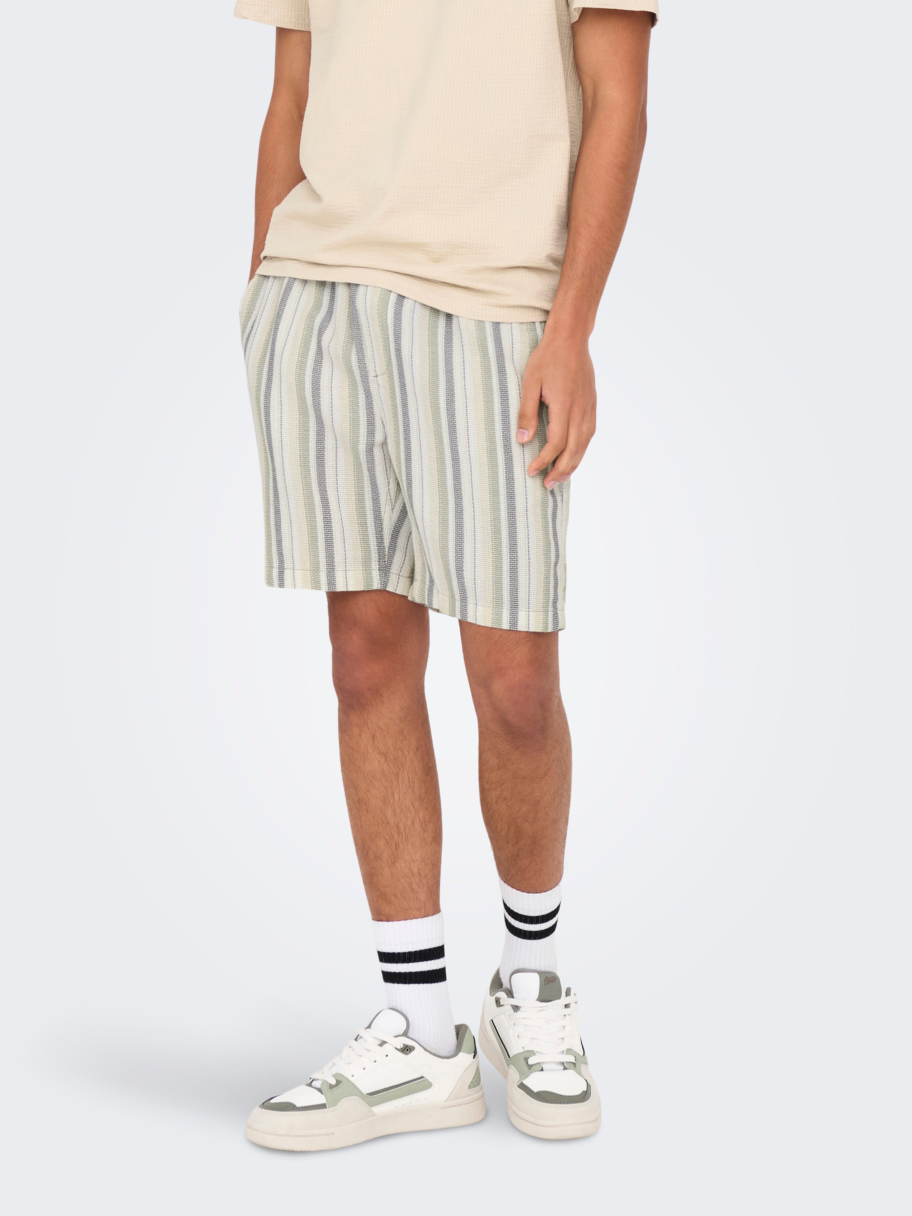 Onstrev Mittlere Taille Normal Geschnitten Shorts