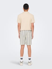 ONLY & SONS ONSTREV Mid waist Regular Fit Shorts -Seagrass - 22026950