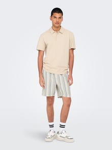 ONLY & SONS ONSTREV Mid waist Regular Fit Shorts -Seagrass - 22026950