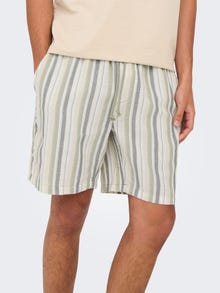 ONLY & SONS ONSTREV Mid waist Regular Fit Shorts -Seagrass - 22026950