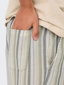 ONLY & SONS ONSTREV Mid waist Regular Fit Shorts -Seagrass - 22026950