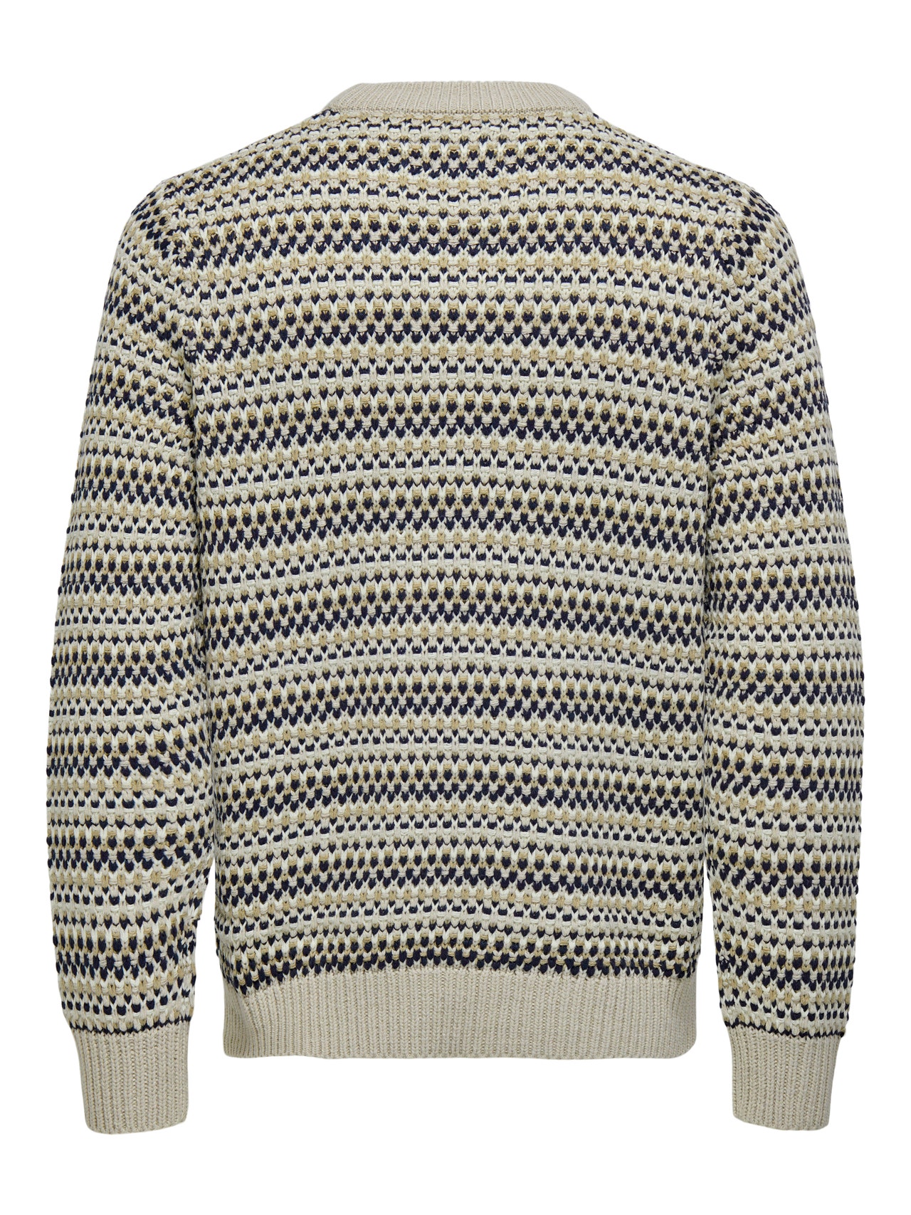 ONLY & SONS Crewneck knitted pullover -Silver Lining - 22027268