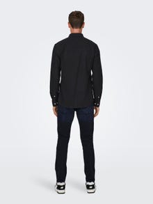 ONLY & SONS Klassisk skjorte -Black - 22027307