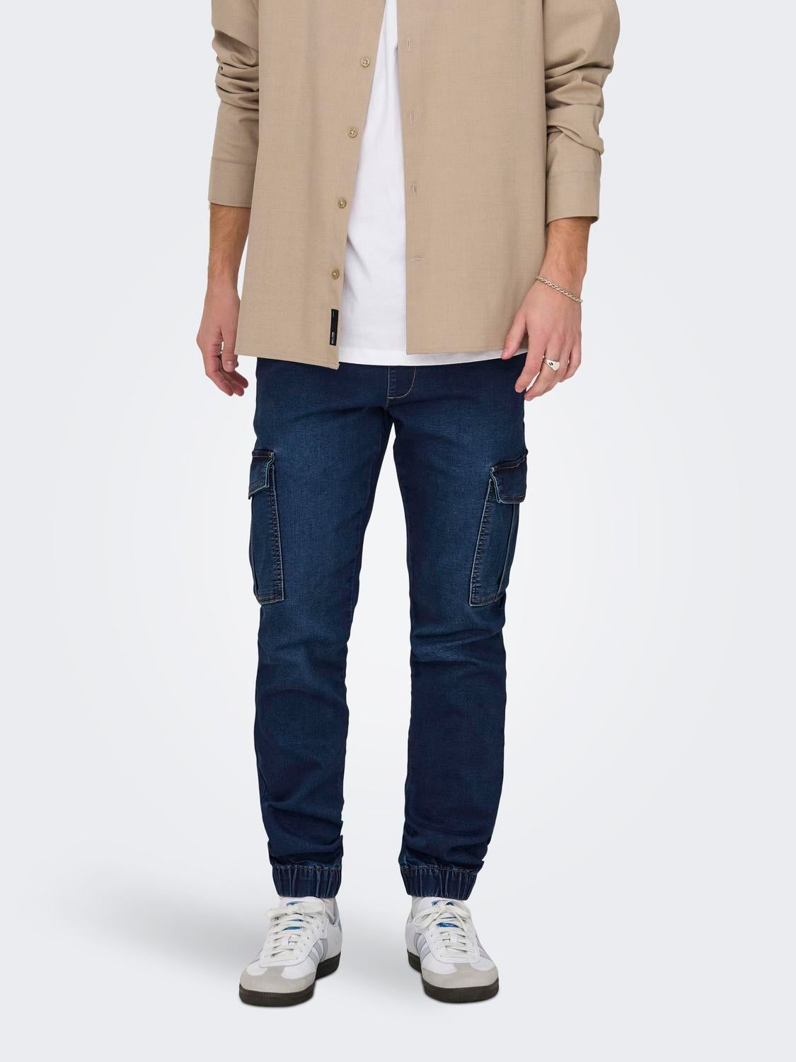 Thumbnail - Onsweft Mid Rise Normal Geschnitten Jeans