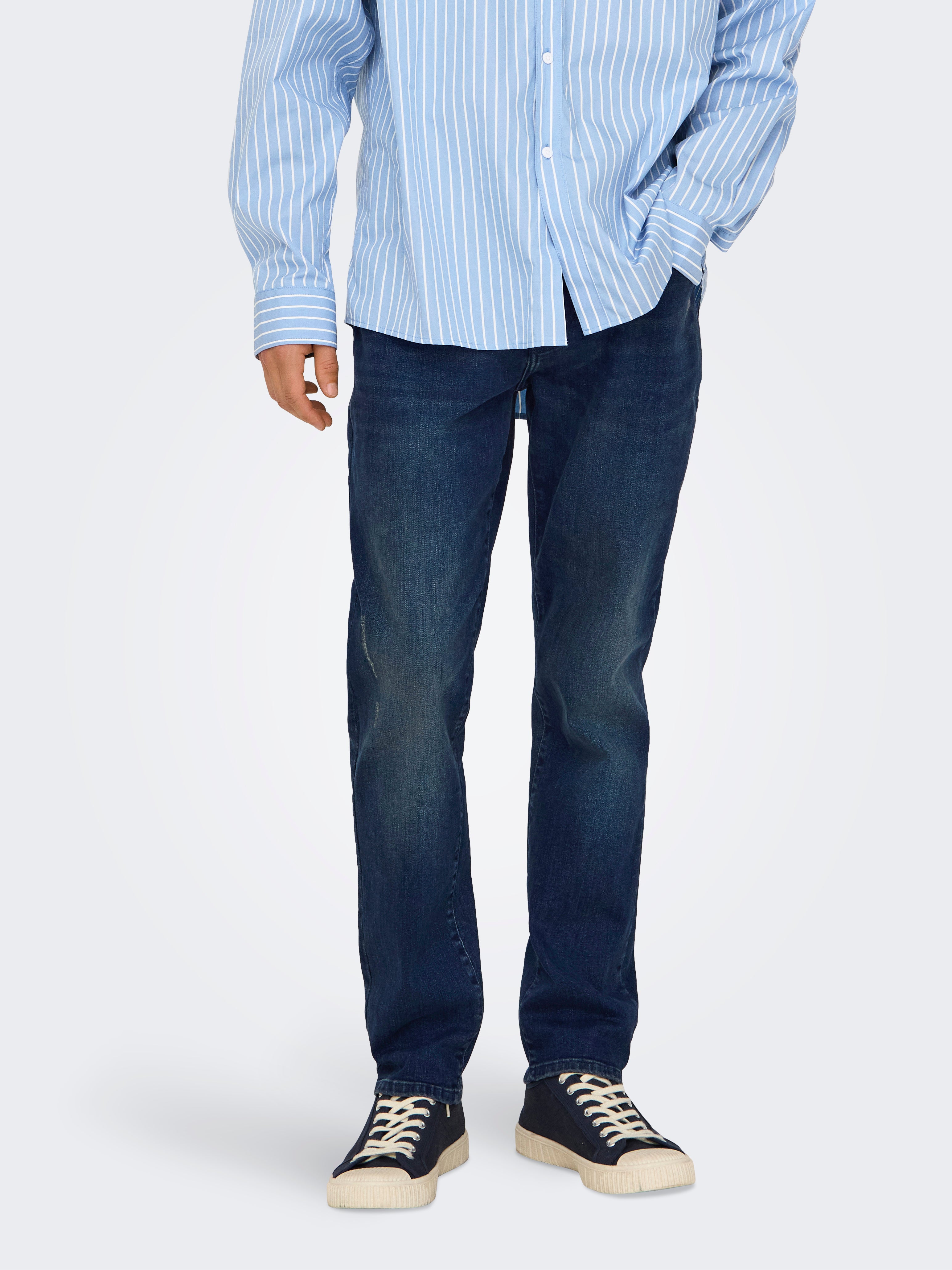 Thumbnail - Onsweft Mittlere Taille Normal Geschnitten Jeans