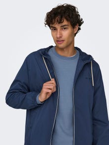 ONLY & SONS Hood with string regulation Jacket -Naval Academy - 22027439