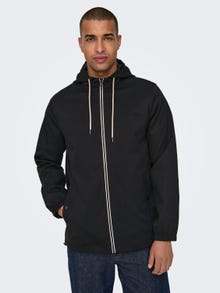 ONLY & SONS Chaquetas Capucha con cordón de ajuste -Black - 22027439