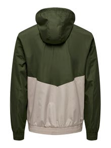 ONLY & SONS Hood Jacket -Olive Night - 22027457