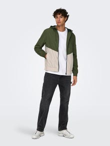 ONLY & SONS Hood Jacket -Olive Night - 22027457