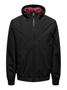 ONLY & SONS Kapuuts Jope -Black - 22027457