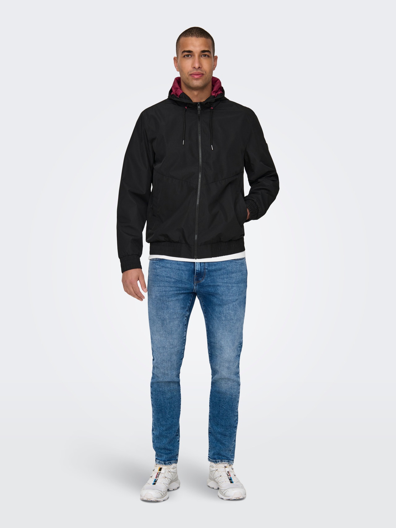 ONLY & SONS Kapuuts Jope -Black - 22027457