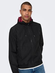 ONLY & SONS Kapuuts Jope -Black - 22027457