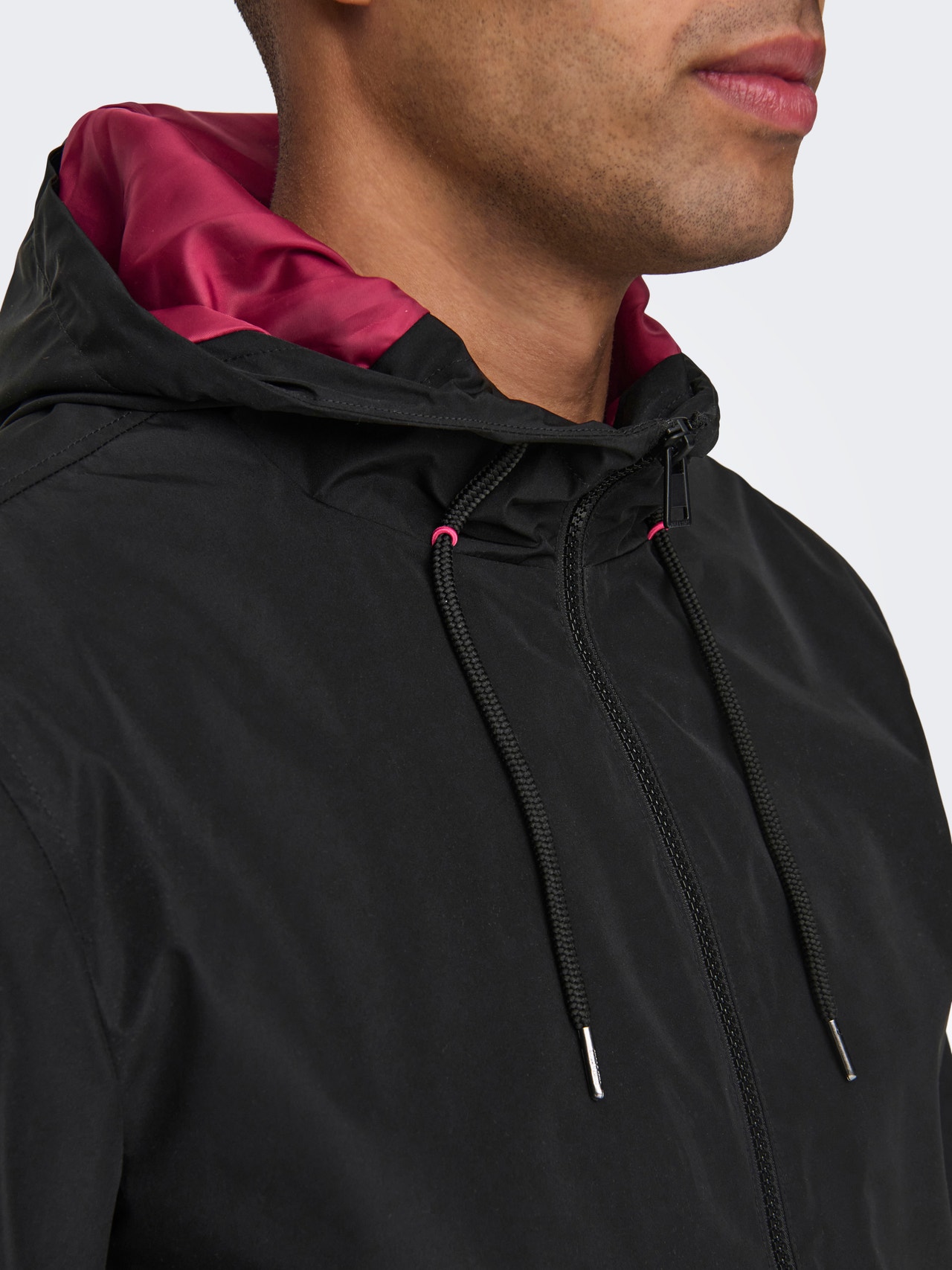 ONLY & SONS Kapuuts Jope -Black - 22027457