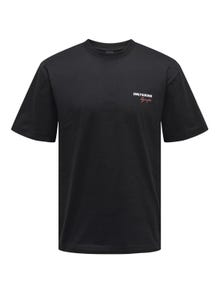 ONLY & SONS T-shirts Relaxed Fit Col rond -Black - 22027495