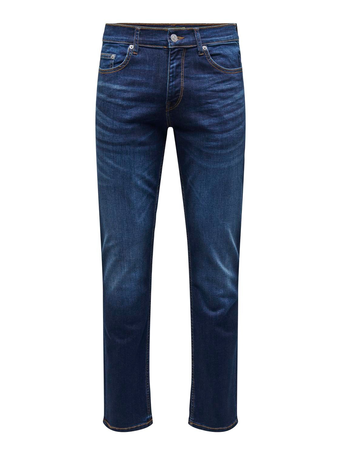 ONLY & SONS ONSWEFT REG. ONE DBD 7641 DCC DNM VD -Dark Blue Denim - 22027641